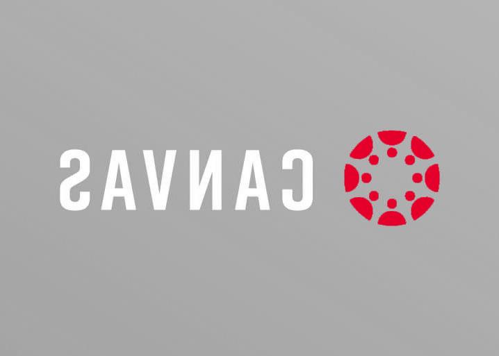Canvas logo on red